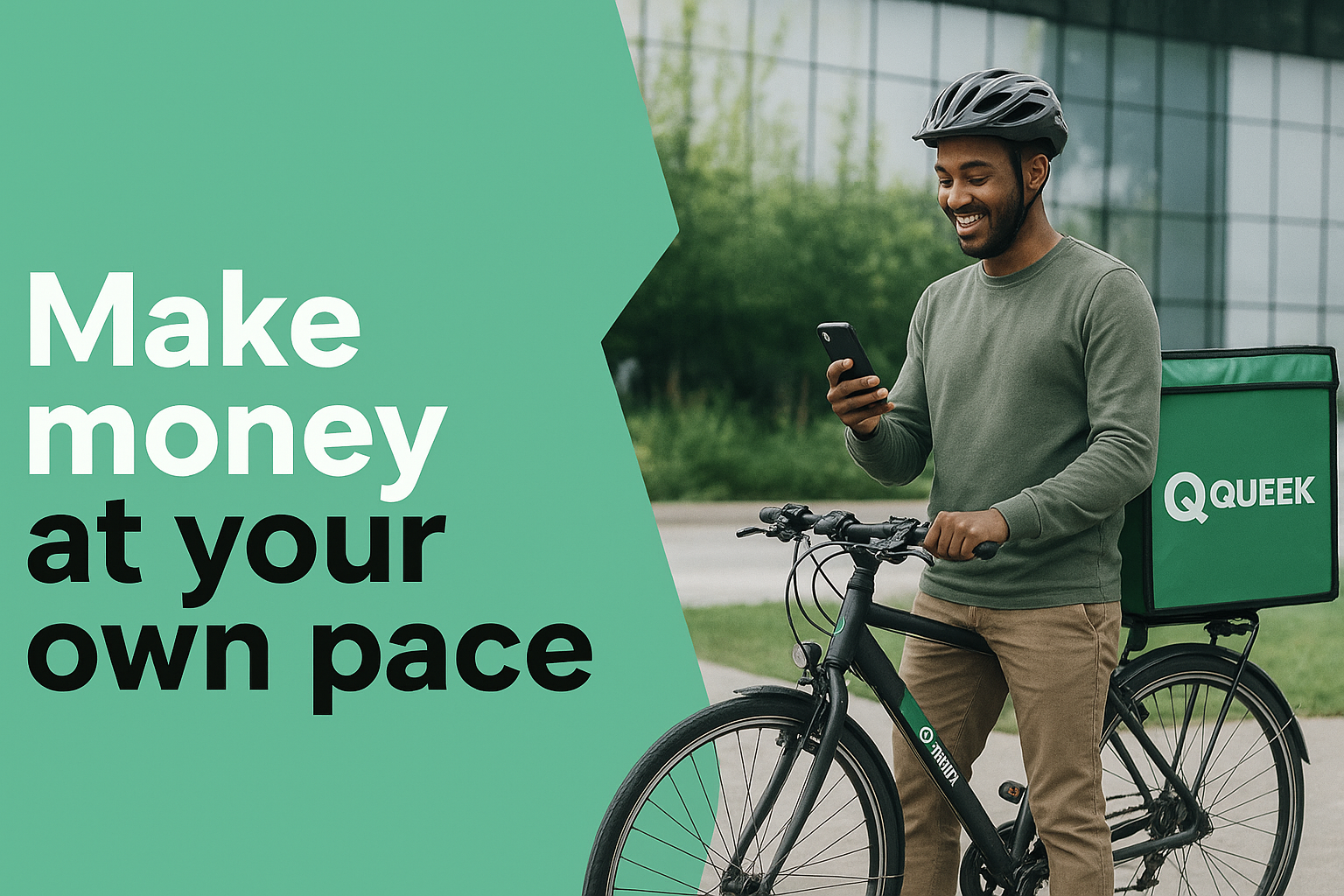 Queek Rider app preview